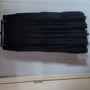 Black Floor Length Maxi Skirt